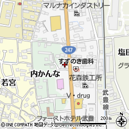 愛知県知多郡武豊町口田41周辺の地図