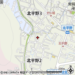 兵庫県姫路市北平野2丁目12周辺の地図