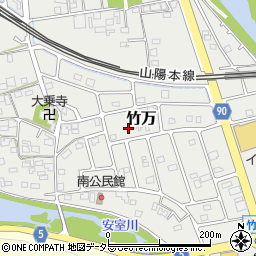 兵庫県赤穂郡上郡町竹万2064周辺の地図