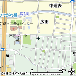 京都府城陽市久世里ノ西232-19周辺の地図