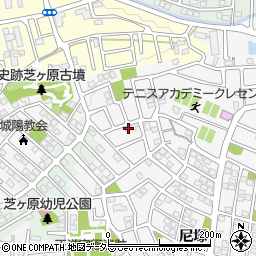 京都府城陽市寺田尼塚12-16周辺の地図