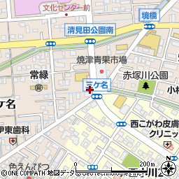 もみかる　焼津・三ヶ名店周辺の地図