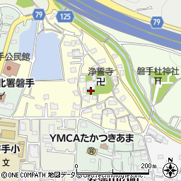 浄誓寺周辺の地図