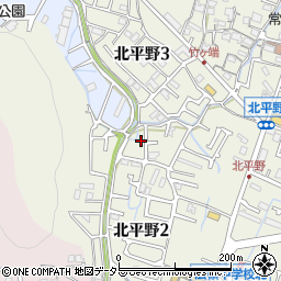 兵庫県姫路市北平野2丁目12-16周辺の地図