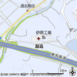 愛知県豊川市赤坂町（源造）周辺の地図