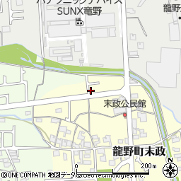 兵庫県たつの市龍野町末政71周辺の地図