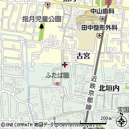 京都府城陽市久世北垣内72周辺の地図