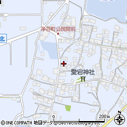 兵庫県小野市浄谷町1707-1周辺の地図
