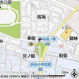 愛知県額田郡幸田町菱池桜坂16周辺の地図