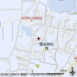 兵庫県小野市浄谷町1697-2周辺の地図