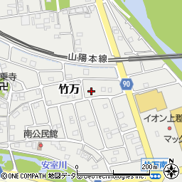 兵庫県赤穂郡上郡町竹万2048周辺の地図