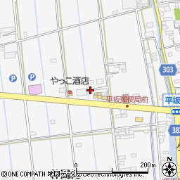 愛知県西尾市平坂町上縄55周辺の地図