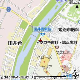 兵庫県姫路市北夢前台周辺の地図