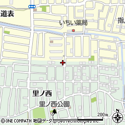 京都府城陽市久世里ノ西161-7周辺の地図
