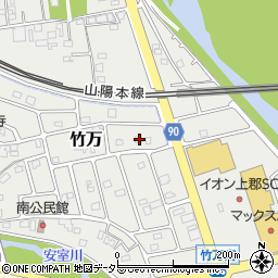 兵庫県赤穂郡上郡町竹万2047周辺の地図