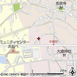 兵庫県小野市中島町350周辺の地図