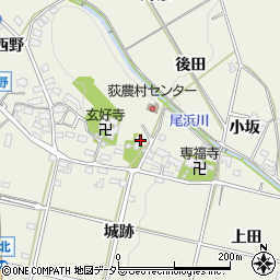 荻稲荷神社周辺の地図