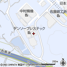 株式会社デンソープレステック　本社豊川工場周辺の地図