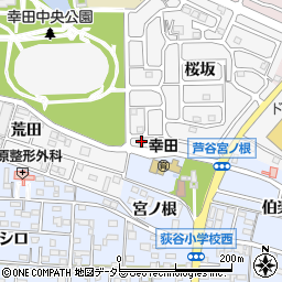 愛知県額田郡幸田町菱池桜坂8周辺の地図