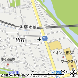 兵庫県赤穂郡上郡町竹万2043周辺の地図