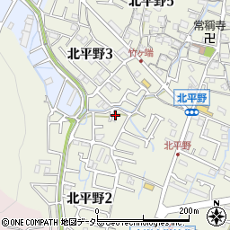 兵庫県姫路市北平野2丁目12-39周辺の地図