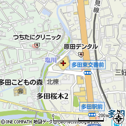 ｍａｎｄａｉ多田店周辺の地図