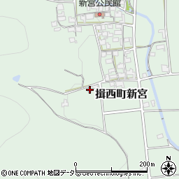 兵庫県たつの市揖西町新宮967周辺の地図