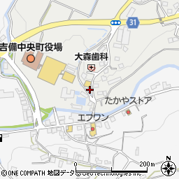 岡山県加賀郡吉備中央町豊野9-5周辺の地図