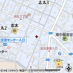 静岡県藤枝市志太2丁目周辺の地図