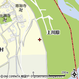 京都府八幡市上津屋上川原周辺の地図