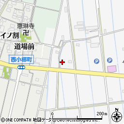 愛知県西尾市平坂町上縄199周辺の地図