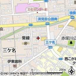静岡県焼津市三ケ名1132周辺の地図