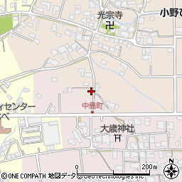 兵庫県小野市広渡町21周辺の地図