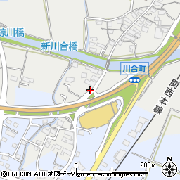 三重県亀山市川合町1557周辺の地図