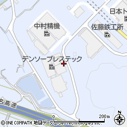 愛知県豊川市萩町（ゲンザウ）周辺の地図