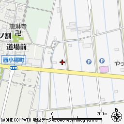 愛知県西尾市平坂町上縄200周辺の地図