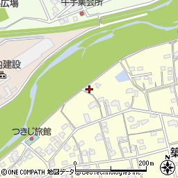 静岡県藤枝市築地130周辺の地図