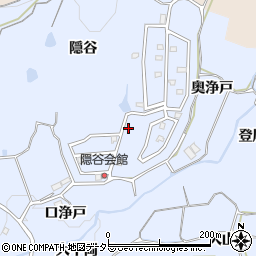 京都府綴喜郡宇治田原町岩山隠谷周辺の地図