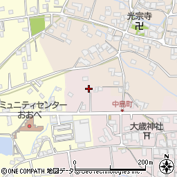 兵庫県小野市中島町350-1周辺の地図