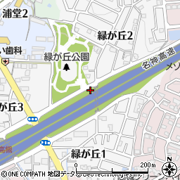 大阪府高槻市緑が丘2丁目3周辺の地図