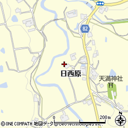 兵庫県神戸市北区大沢町日西原1424周辺の地図