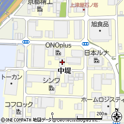 京都府八幡市上津屋中堤121-1周辺の地図