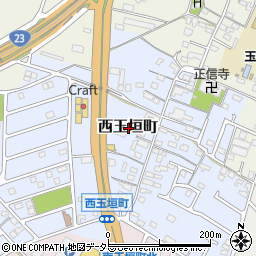 三重県鈴鹿市西玉垣町周辺の地図