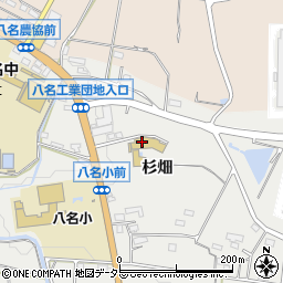 愛知県新城市富岡杉畑周辺の地図