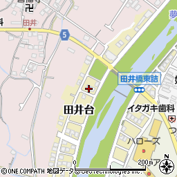 兵庫県姫路市田井台周辺の地図