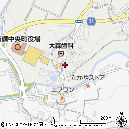岡山県加賀郡吉備中央町豊野94周辺の地図