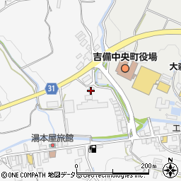 岡山県加賀郡吉備中央町竹荘797周辺の地図