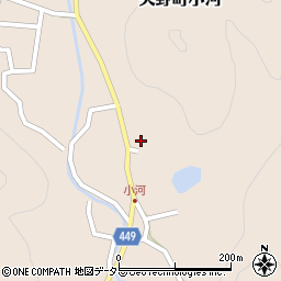 兵庫県相生市矢野町小河336周辺の地図