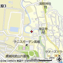 大阪府高槻市奈佐原元町31周辺の地図