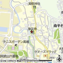 大阪府高槻市奈佐原元町28周辺の地図